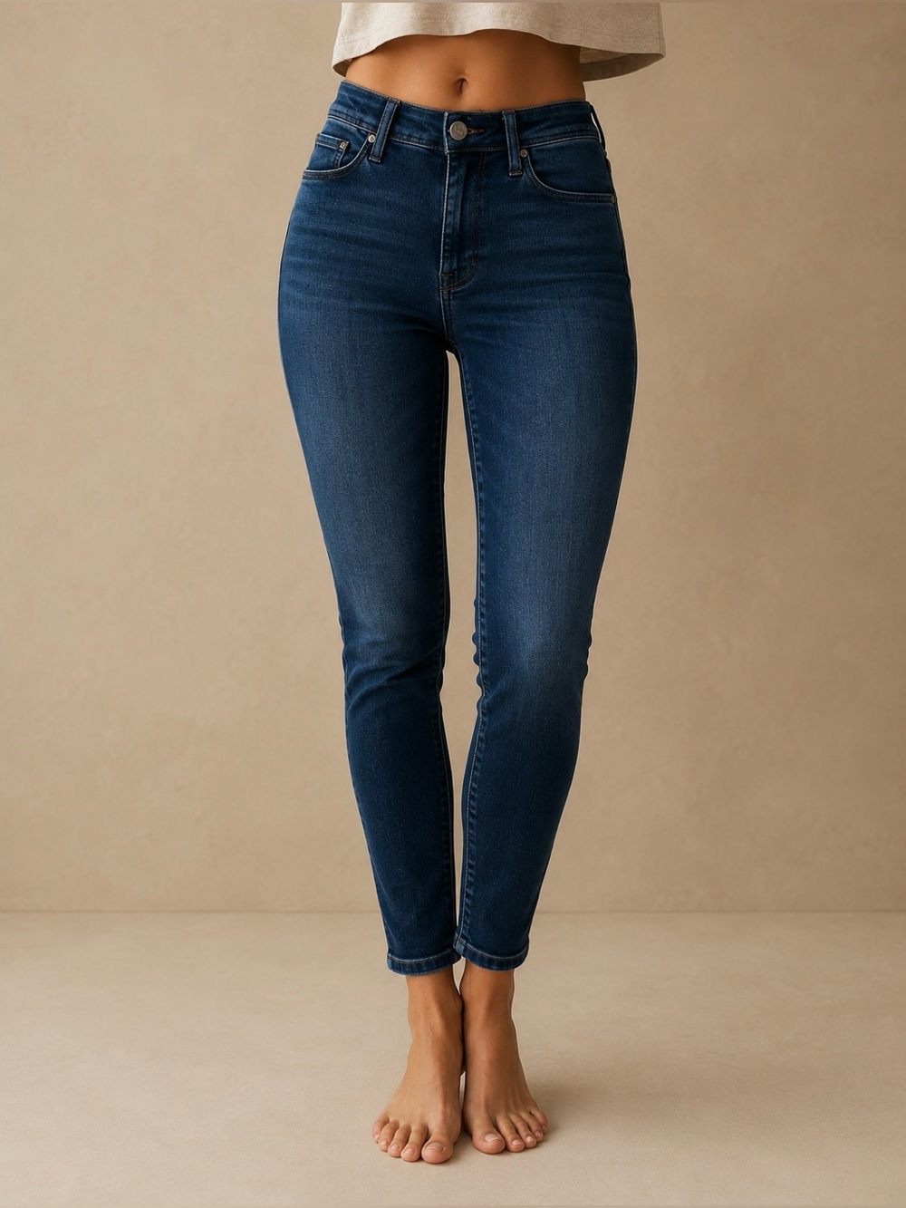 FIDELITY Denim Gwen Skinny Ankle Jeans - Size 28 - Picture 1 of 8
